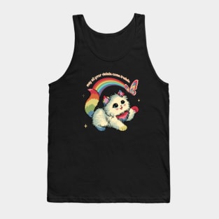 kitty brite may all your delulu come trululu fanart Tank Top